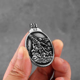 St.Michael's Archangel Necklace. Paratrooper Police Military Paramedic Grocers Mariners and military personnel Patron Saint Amulet