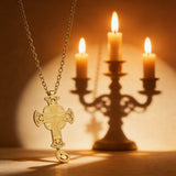 Jesus Cross Diamond-Encrusted Necklace: A Sacred Statement of Faith
