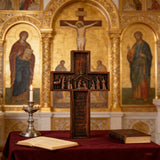 Nativity Scene Crucifix Wooden Wall Decoration