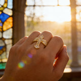 Cross Statement Ring: Wear Your Faith With Bold Elegance