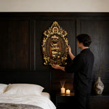 Three Sacred Hearts of the Holy Family Wall Hanging Art work Personalized Religious Gift wooden decor