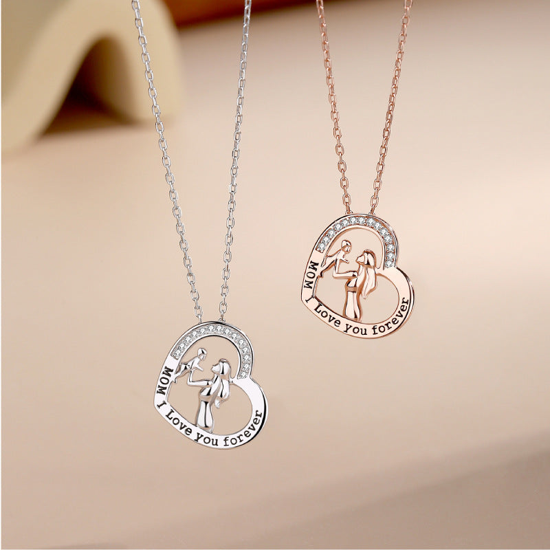 Sterling silver Love Confession Necklace - Mother‘s day gift