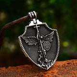 St.Michael's Archangel Necklace. Paratrooper Police Military Paramedic Grocers Mariners and military personnel Patron Saint Amulet