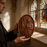 Jesus der Hirte Holzschnitzerei Wanddekoration - Endlose Sorgfalt und Anleitung