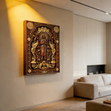 Jesus Ascension Solid Wood Relief: The Perfect Faith Gift for Disciples