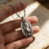 Our Lady of Guadalupe S925k Silver Necklace