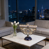 Hand-Painted Enamel Menorah (9-Branch Candelabra)