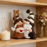 offee Couple Gnome Resin Figurine | Valentine's Day Gift