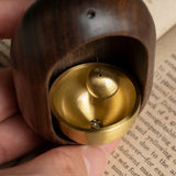 Door Opening Bell,shopkeepers Bell for Hanging on Door,Magnetic Attached Wood Doorbell,Creative Gift,Ornaments and Hanging Decoration for Entrance,Fridge Sticker Decor