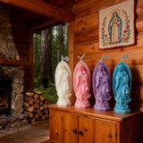 Our Lady of Guadalupe Scented Candle: A Sacred Glow of Devotion & Serenity