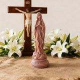 Our Lady of Lourdes Scented Candle: A Sacred Glow of Devotion & Tranquility