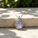 Tree of Life Amethyst Necklace – Growth, Wisdom & Divine Light