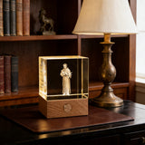 St. Francis of Assisi  Crystal Lamp: A Beacon of Peace & Creation