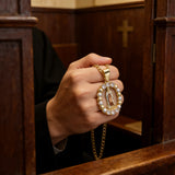Our Lady of Guadalupe Halo Pendant Necklace: Devotion Meets Modern Elegance