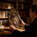 Three Sacred Hearts of the Holy Family Wall Hanging Art work Personalized Religious Gift wooden decor