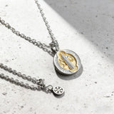 St. Benedict Home Blessing Titanium Steel Pendant