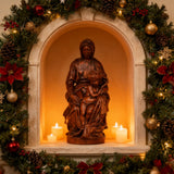 Bruges Madonna Statue: Hand-Carved Beechwood, Woven With Faith and Story