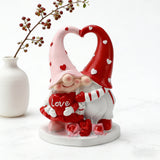 Love Heart Gnome Resin Figurine | Romantic Home Decor