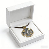 S925 sterling silver double-sided Jesus and Virgin Mary necklace