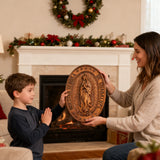 Vintage Colorful Our Lady of Guadalupe Wood Carving 🎨🪵 - Patron Saint of the Americas & Unborn Children 🙏🛡️