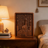 Hagia Sophia Wooden Wall Art: Warm Corner of Byzantine Beauty
