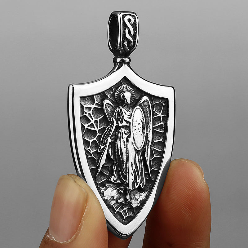 St.Michael's Archangel Necklace. Paratrooper Police Military Paramedic Grocers Mariners and military personnel Patron Saint Amulet