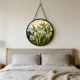 Lily of the Valley Stained Glass Suncatcher: A Radiant Symbol of Happiness and Renewal