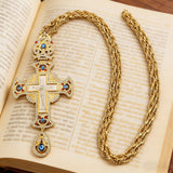 Jesus Cross Diamond-Encrusted Necklace: A Sacred Statement of Faith