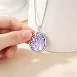 Tree of Life Amethyst Necklace – Growth, Wisdom & Divine Light