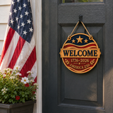 America 250 Faith & Freedom Welcome Keepsake for Christian home decor and prayer spaces