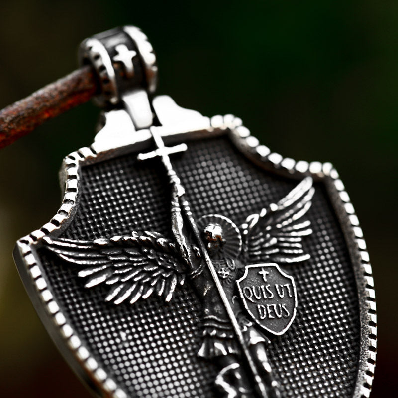 St.Michael's Archangel Necklace. Paratrooper Police Military Paramedic Grocers Mariners and military personnel Patron Saint Amulet
