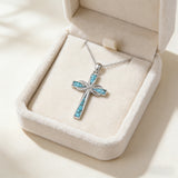 Turquoise Infinity Cross Necklace – Eternal Faith & Southwest Spirit