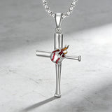 Baseball Bat Cross Necklace – Faith & Passion on the Field
