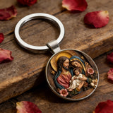 Holy Family Keychain: Carry the Warmth of the Nativity Wherever You Go