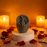 Oval Jesus Scented Candle: A Sacred Embrace of Resurrection & Devotion