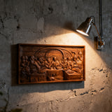 Bgcopper Last Supper Religious Carving Icons Gifts Wood Carving Religious Wood Wall Art