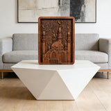 Hagia Sophia Wooden Wall Art: Warm Corner of Byzantine Beauty