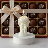Rose & Couple Aromatherapy Candle: A Romantic Glow for Your Love