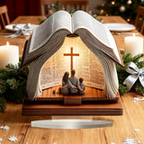 Holy Family Bible Acrylic Decor: A Christian Symbol of Faith & Family