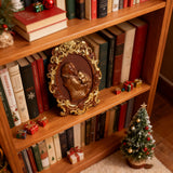 Bgcopper Mutter Maria mit Baby Jesus Holz schnitzerei Dekor