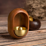Door Opening Bell,shopkeepers Bell for Hanging on Door,Magnetic Attached Wood Doorbell,Creative Gift,Ornaments and Hanging Decoration for Entrance,Fridge Sticker Decor