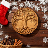 Tree of Life Wood Wall Art Decor Best Christmas Gift - With Free Stand