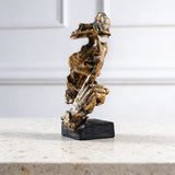 "Silence is Golden" Abstract Bust Sculpture | Modern Home Decor