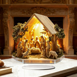 Nativity Scene Acrylic Table Ornament: The Sacred Story of Christmas in Your Home