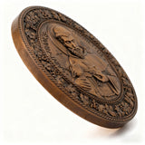 St. Francis of Assisi Patron Saint of Animals Religious Icon - Natural Wood Wall Decoration Hanging Souvenir