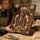 Jesus Ascension Solid Wood Relief: The Perfect Faith Gift for Disciples