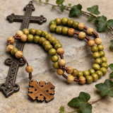 Natural Wood Rosary: A Sacred Token Woven From Faith & Creation