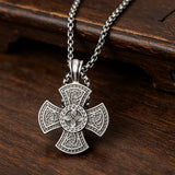 Vintage Celtic Knot Cross Necklace – Heritage, Eternity & Sacred Protection