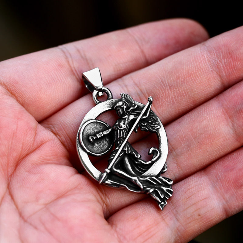 Stainless Steel Spartan Warrior Necklace