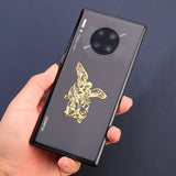 Luxury Religious Jesus Virgin Mary Gold Plated Copper Mobile Phone Decorative Sticker